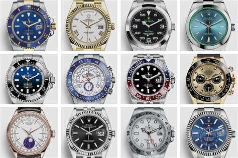 rolex watch models by year.